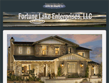 Tablet Screenshot of fortunelakeenterprises.com